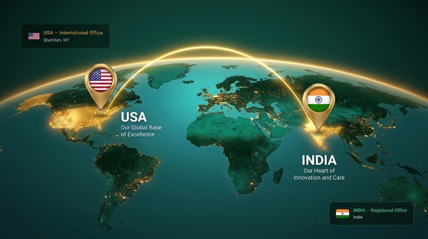 Avadh Lifescience Global Presence — International Office USA & Registered Office India